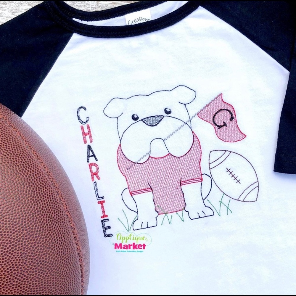 🆕 🐶Georgia Bulldogs🔴Boys Red Sleeves 🏈